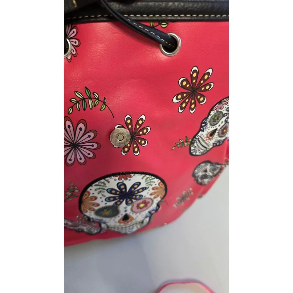 Unbranded Sugar Skull Backpack Women Medium Pink NWOT